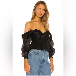 House of Harlow 1960 x REVOLVE Burna Blouse in Black